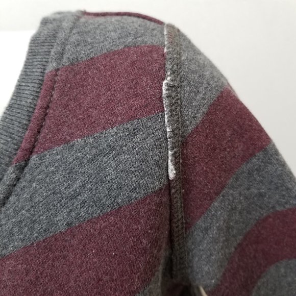 American Eagle sweatshirt Small retro rugby striped NY State Division graphic - Picture 7 of 12